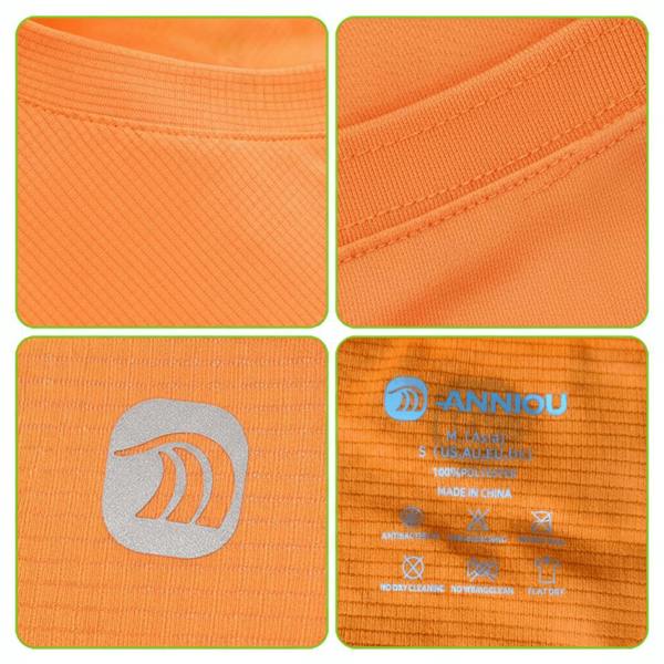 Anniou Women's Short Sleeve Running T-shirt