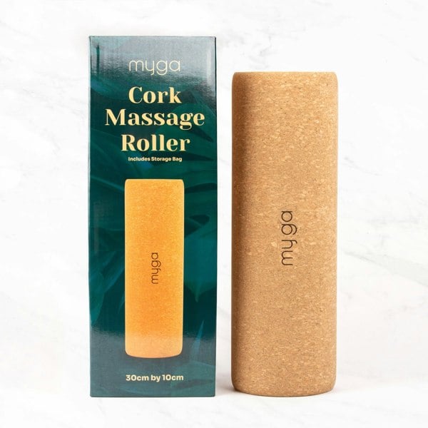 Myga Natural Cork Fascia Massage Roller Available in 10 x 30cm and 15 x 45cm