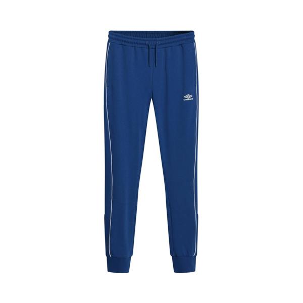 Umbro Mens Panelled Jogging Bottoms - Classic Blue/Brilliant White - 