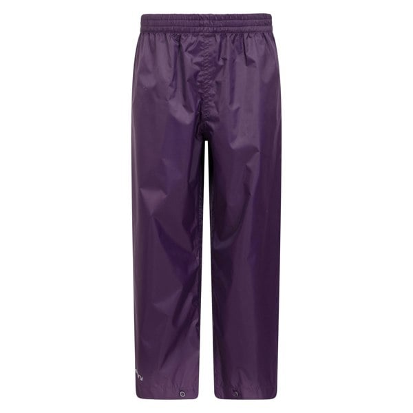Mountain Warehouse Kids Pakka II Waterproof Over Trousers - Purple