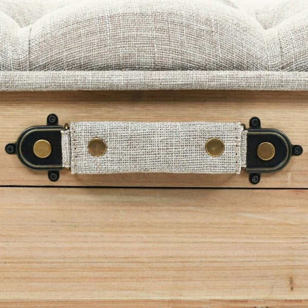Berkfield Storage Bench 110 cm Solid Firwood