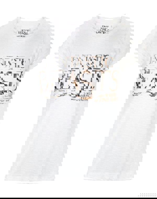 Fantastic Beasts And Where To Find Them Girls White Short Sleeved T-Shirt