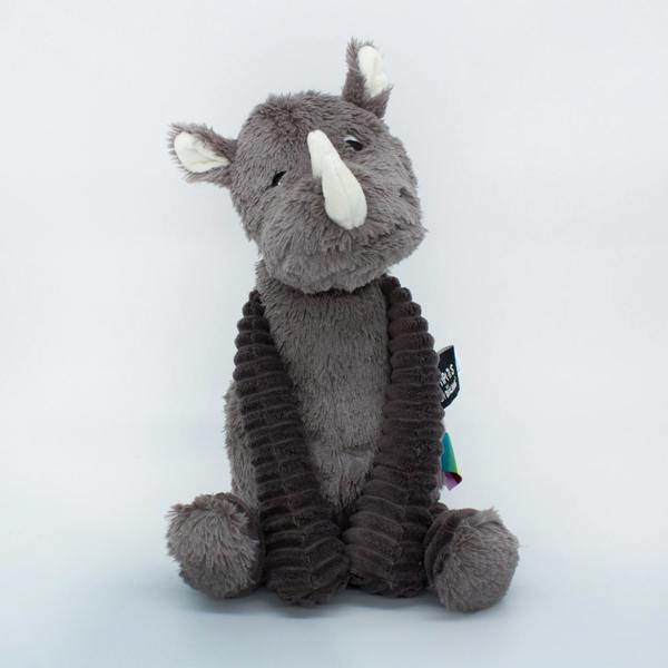 Grosbisou the Rhino Plush - Grey