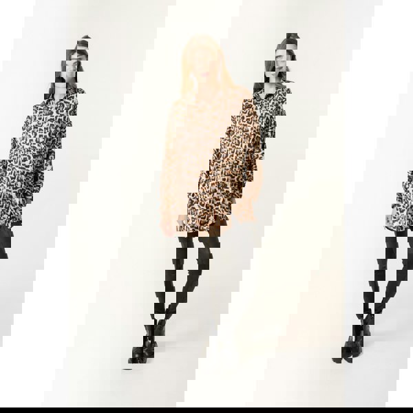 Blue Vanilla Leopard Print Shirt