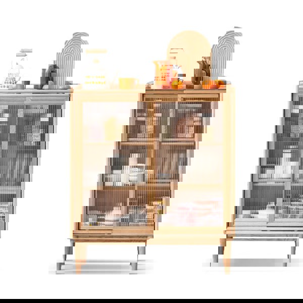 Hedda Sideboard with Glass Doors, Oak-Rit Concept-Rit Concept