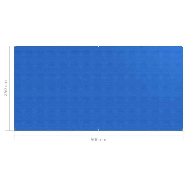 Berkfield Tent Carpet 250x500 cm Blue