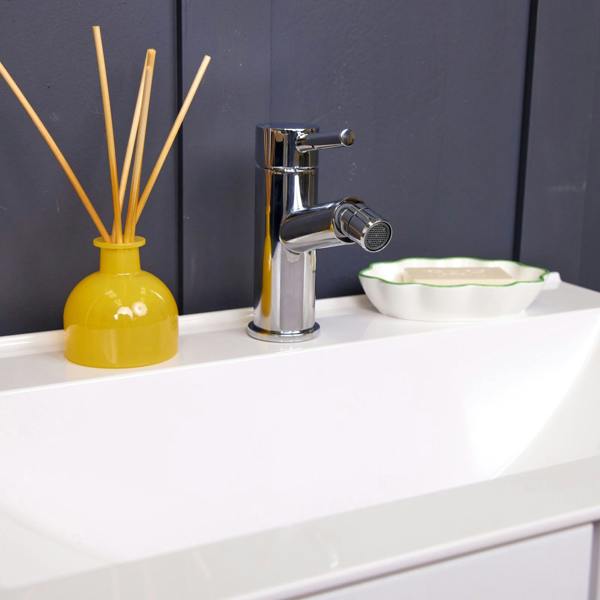 Flode Áhkká Bidet Mono Mixer Tap Chrome with Pop Up Waste Included