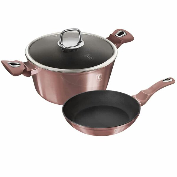 Berlinger Haus 3-Piece Cookware Set Berlinger Haus BH/6042 I-Rose