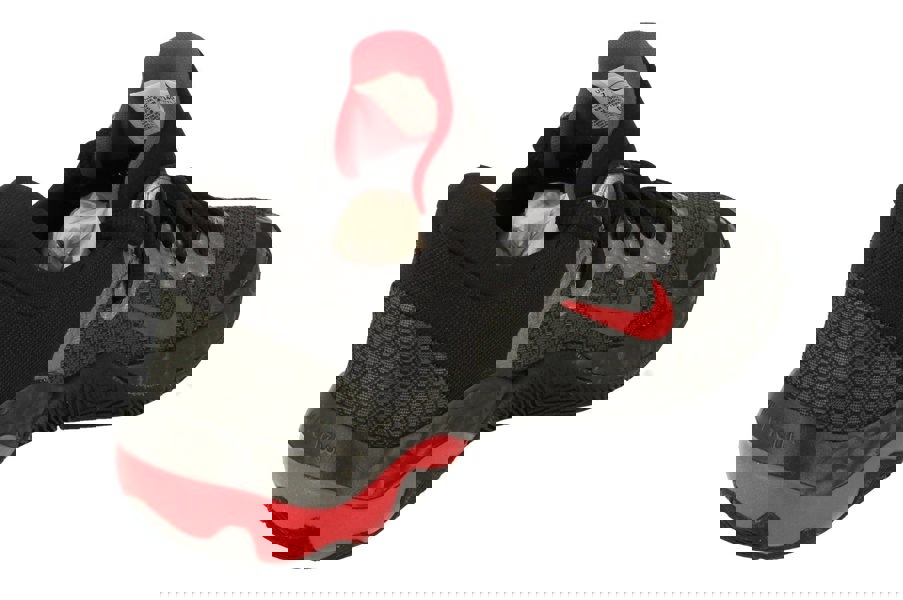 Nike Renew Elevate II Mens Basketball Trainers Cw3406  002 - Anthracite Black Gym Red 002 - Photo 2