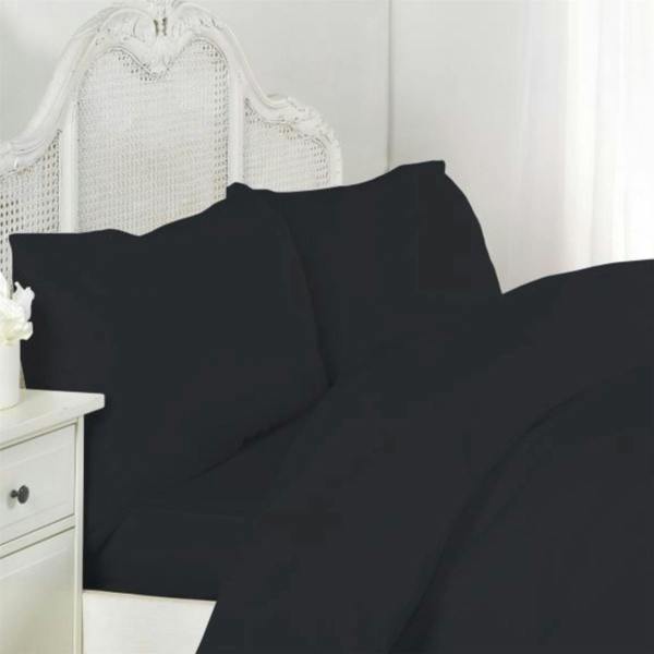 T-200 Black Housewife Pillowcase Pair