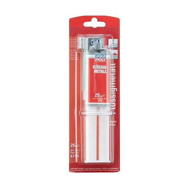 LIQUI MOLY Liquid Metal 2K Epoxy Adhesive Fast Cure High Strength Repair 25ml