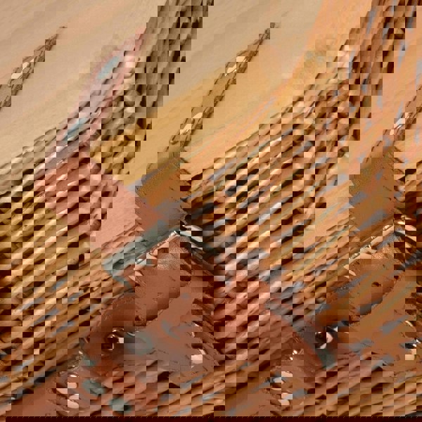 Double Steamed Empty Picnic Basket with Pinewood Lid