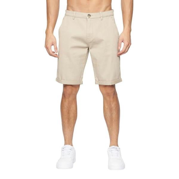 Crosshatch Mens Sinwood Chino Shorts - Beige