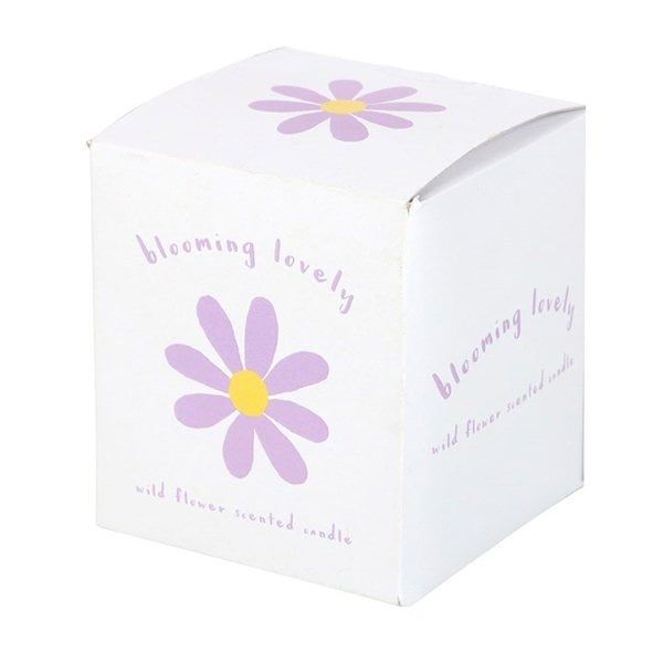 Serano Blooming Lovely Daisy Wildflower Candle