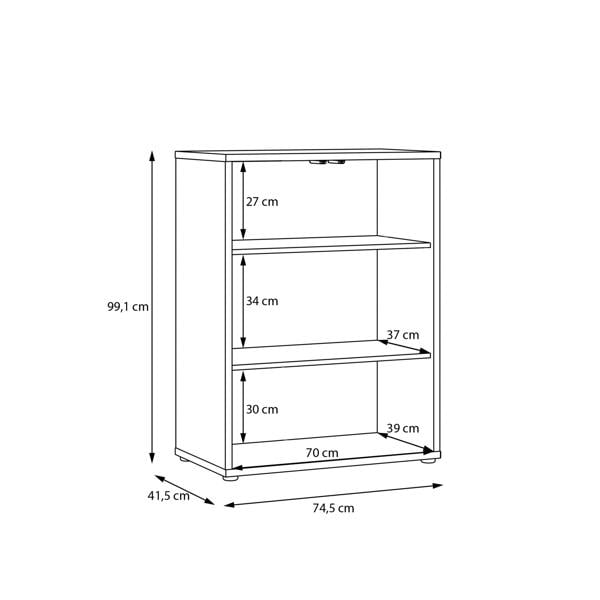 Furniture To Go Alice Springs Tall 2 Door Cupboard with Push-to-Open Doors in Butter Yellow