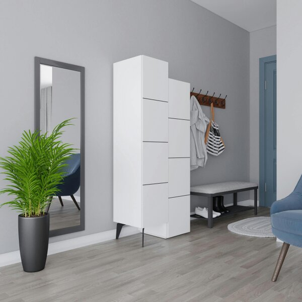 Decortie Stair Modern Storage Cabinet Multipurpose