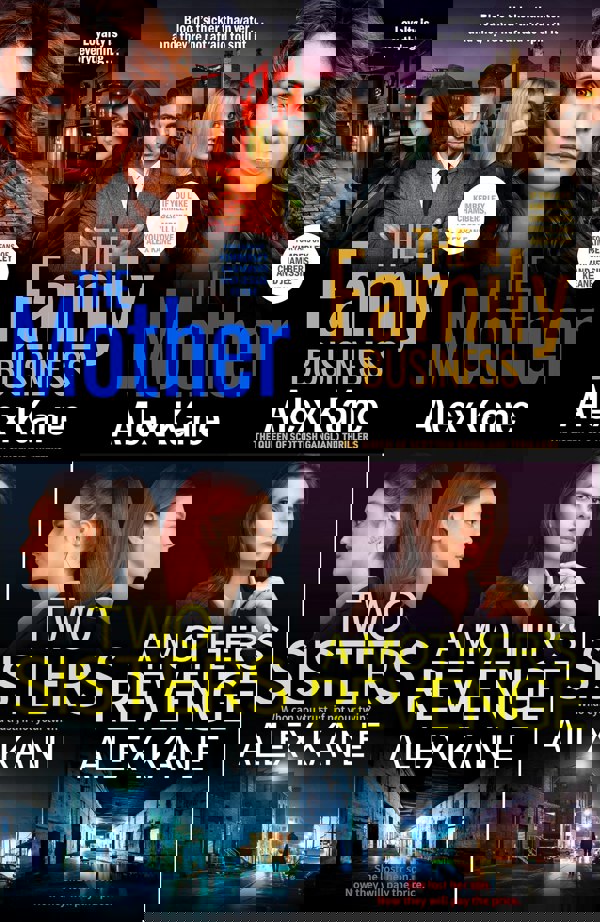 Alex Kane 4 Books Collection Set (The Family Business, The Mother, Two Sisters, A Mother's Revenge)