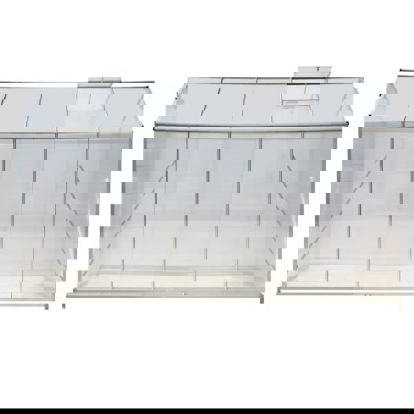 Aluminium Hobby Greenhouse with Window Opening Living and Home 
