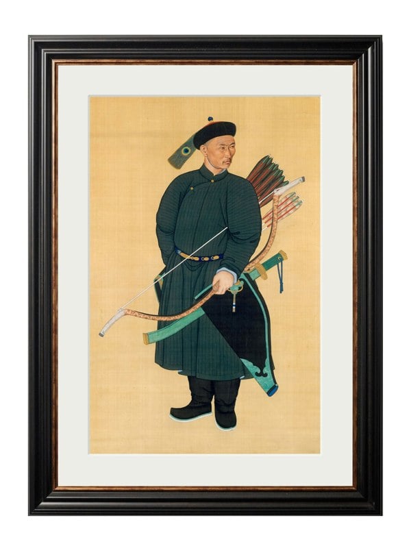 Exceptional Art c.1760 Portrait of the Imperial Bodyguard