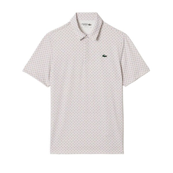 Lacoste Mens UV Protection Regular Polo Shirt - Cream