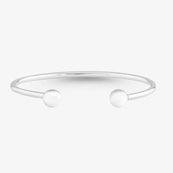 T. H. Baker Sterling Silver Baby Torque Bangle 8.36.0390