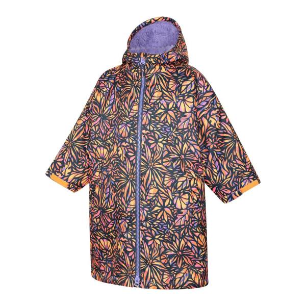 Mountain Warehouse Childrens/Kids Tidal Flowers Waterproof Changing Robe - Navy - 