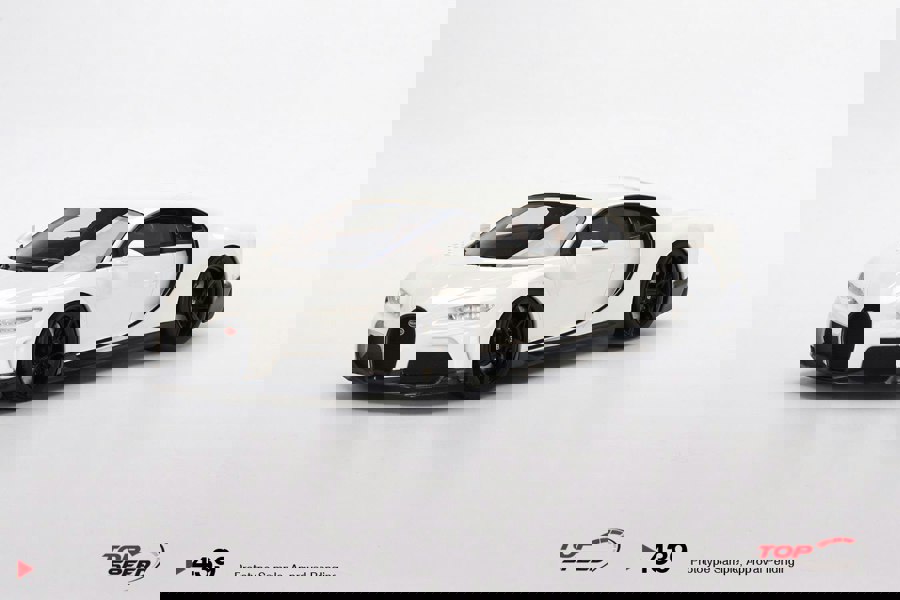 TSM Bugatti Chiron Super Sport White 1:18 Scale TSM TS0439