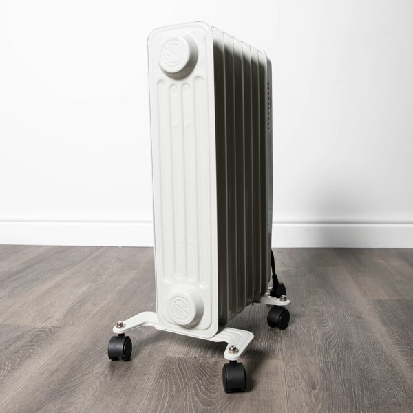 Samuel Alexander 1.5kw 7 Fin Oil Radiator Heater with Adjustable Thermostat