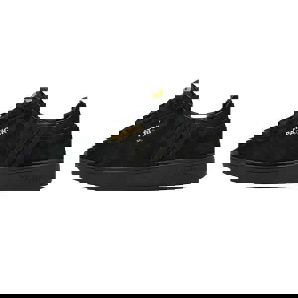 Patrick Mens Monaco Suede Cupsole Trainers - Black