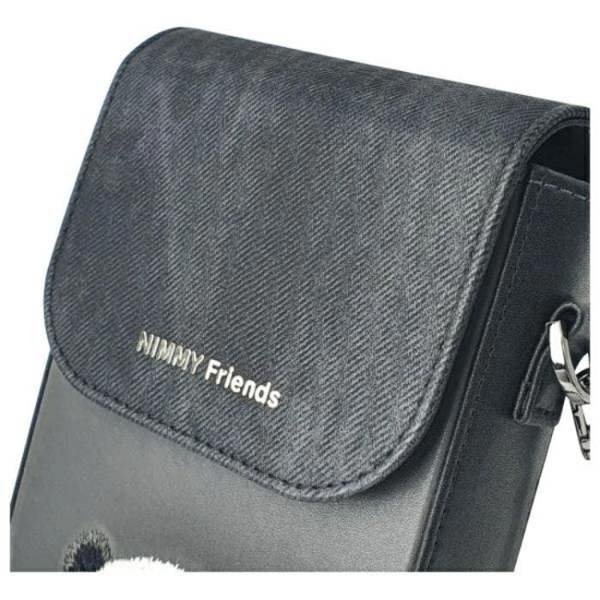 Nimmy Friends Big Eyed Pet 2.0 Panda Phone Bag Black - N-XDY-SJB-06