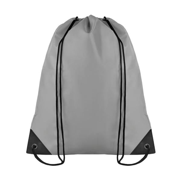 MidOcean Shoop Polyester 190T Drawstring Bag - Grey - 