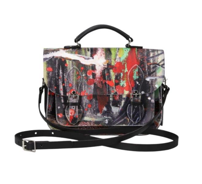 Zatchels Leather Midi Satchel - Rachel Gadsden Artist Edition