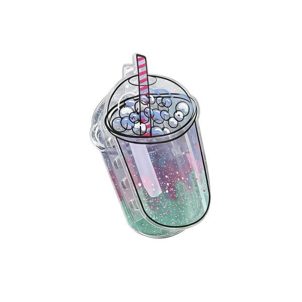 Gold Trip Bubble Tea Claw Clip