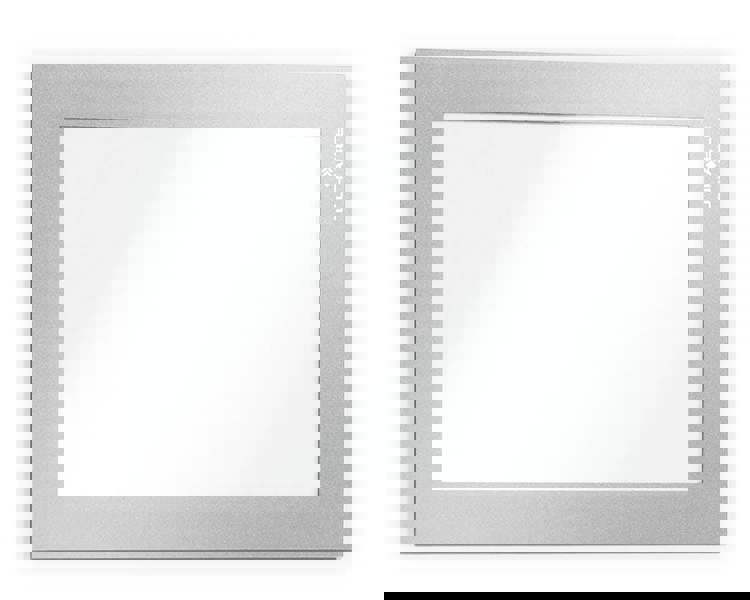 Durable DURAFRAME Magnetic Document Signage Frame for Metal | 5 Pack | A6 Silver