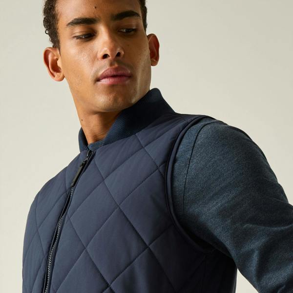 Regatta Mens Harvin Diamond Quilt Body Warmer - Navy - 