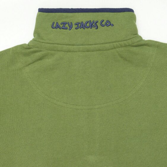Lazy Jacks LJ3 - Ladies Quarter Zip Sweatshirt - Sage