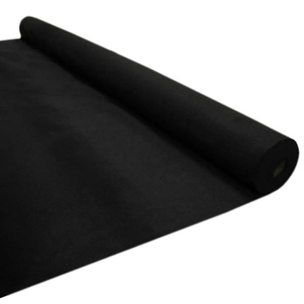 11sqm black van lining roll with a smooth, matte texture, ideal for VW Caddy interior customization and insulation