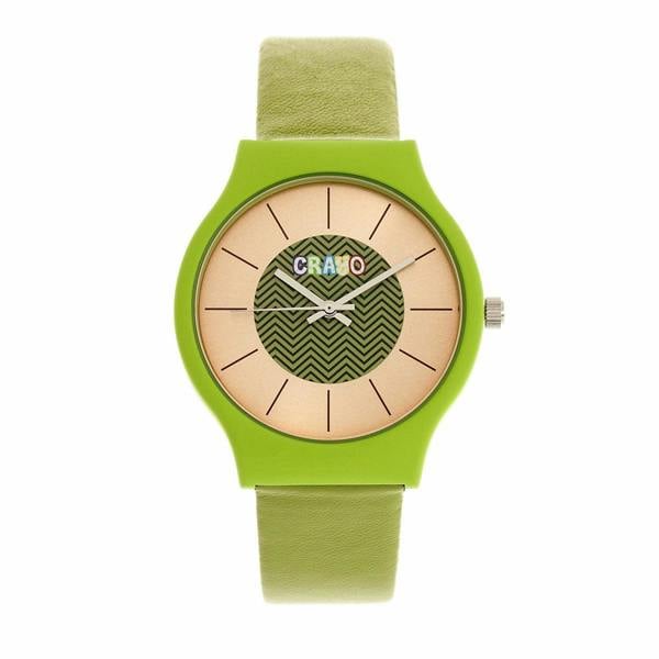 Crayo Trinity Unisex Watch - Green - CRACR4403