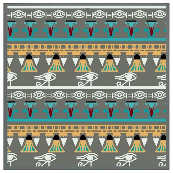 Benjamin Tate Design Tribal art, egyptian vintage ethnic silhouettes (Picutre Frame)