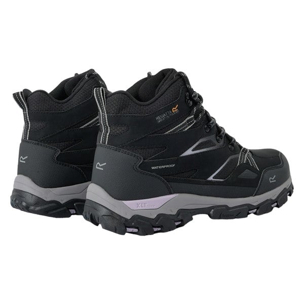 Regatta Women's Holcombe III Walking Boots - Black / Purple Sage