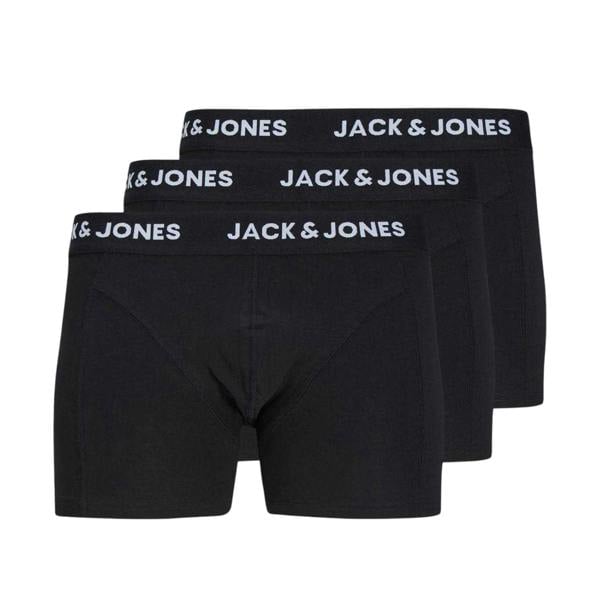 Jack And Jones Mens Anthony Boxer Shorts (Pack of 3) - Black - 