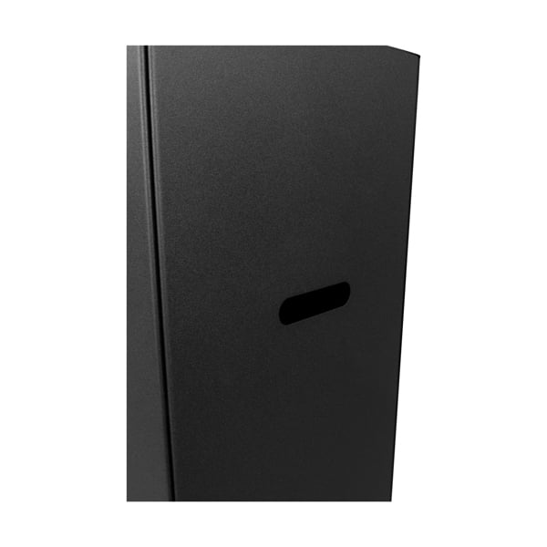 BIOFireplacesGMT Freestanding Bio Fireplace Patio Black Matt Ventless