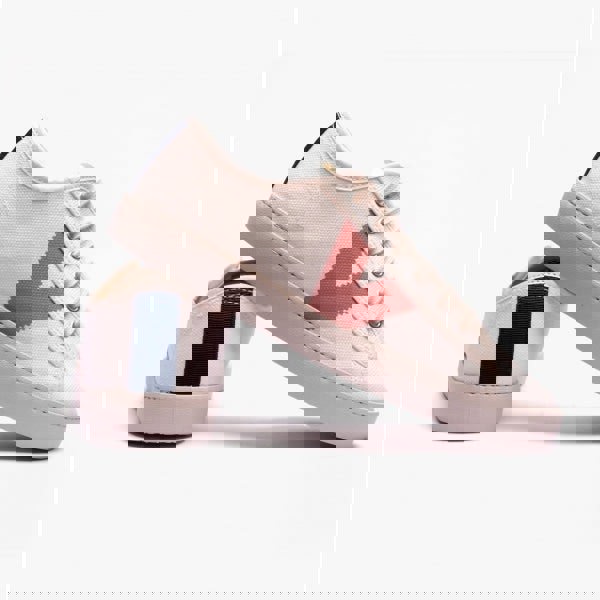 Victoria BERLIN ECO CONTRAST CANVAS Womens Trainers White/Rose