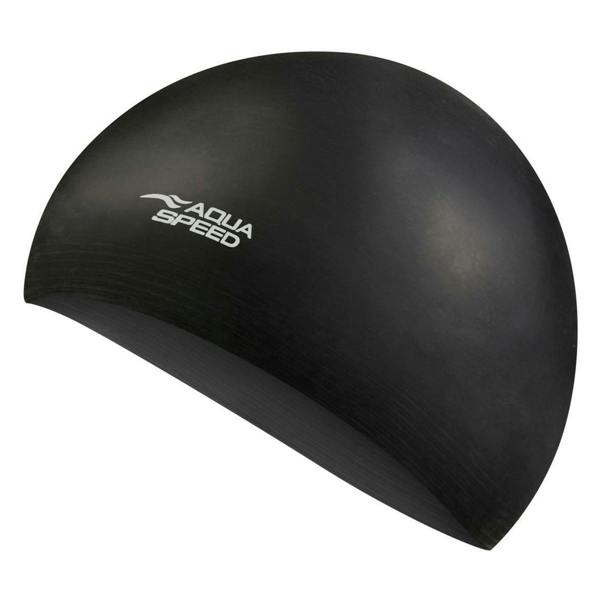 Aqua Speed Unisex Adult Soft Latex Swimming Cap | Comfortable Elastic Flexible Cap