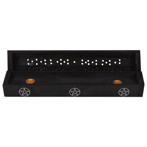 Serano Pentagram Wooden Black Pepper Incense Box Set