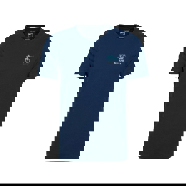 Mountain Warehouse Mens Bournemouth Printed Organic T-Shirt - Navy