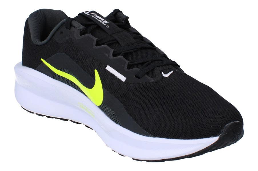 Nike Downshifter 13 Mens Running Trainers Fd6454 Shoes  007 - Black Volt Anthracite White 007 - Photo 3