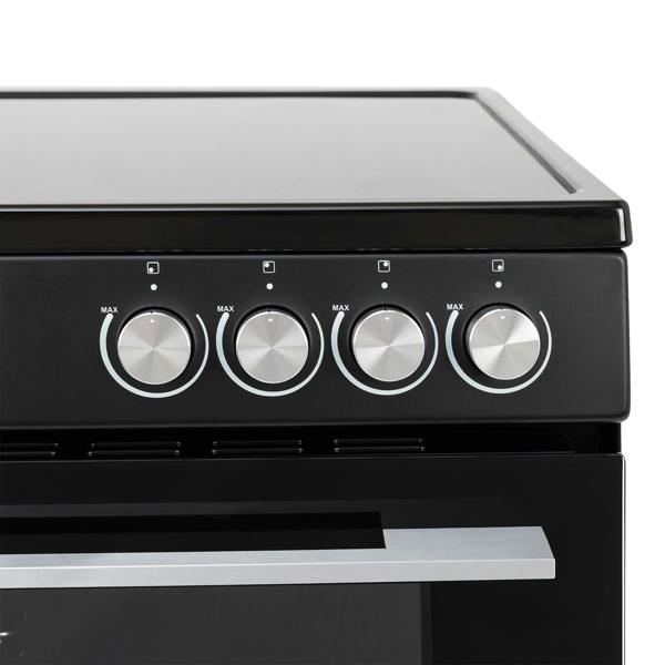 Willow 60cm Single Cavity Ceramic Cooker W60CCBLK - Black