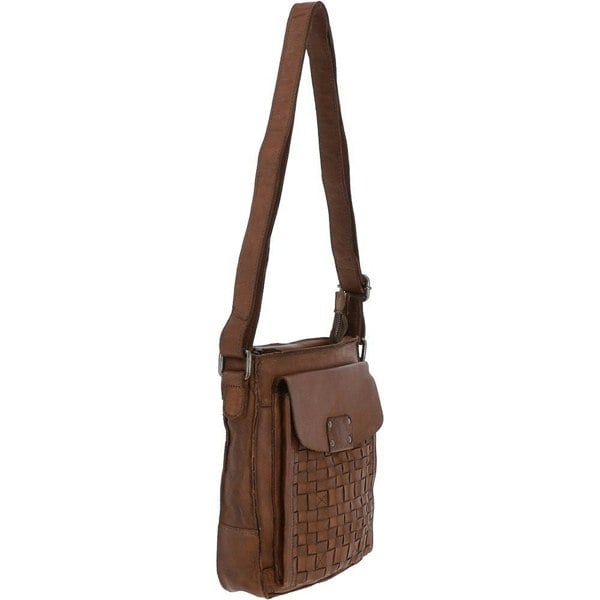 Ashwood Vintage Woven Leather Crossbody Bag