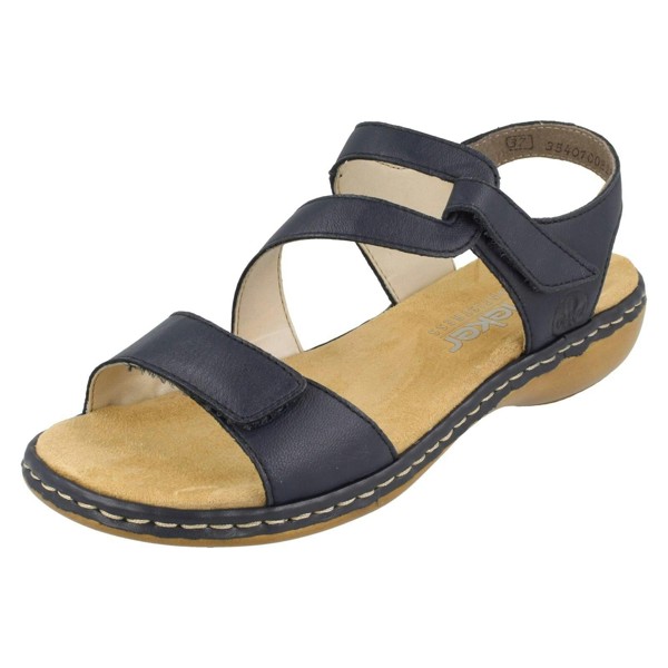 Rieker Ladies Rieker Stylish Strappy Sandals 659C7 - Blue 16